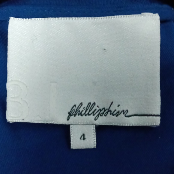 3.1 Phillip Lim Silk Royal Blue Sleeveless Mini Dress - Picture 8 of 9